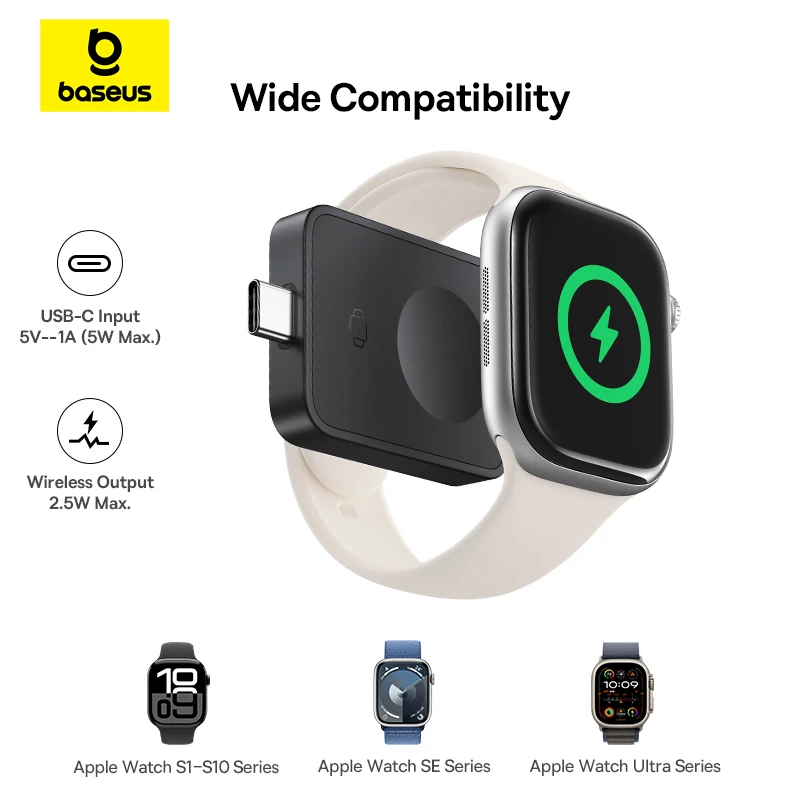 Baseus Magnetic Wireless Fast Charger for Apple Watch
