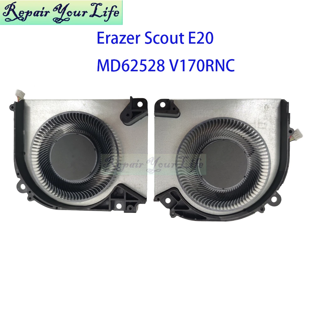 Gaming Laptop CPU/GPU Fan for Medion Erazer Scout E20